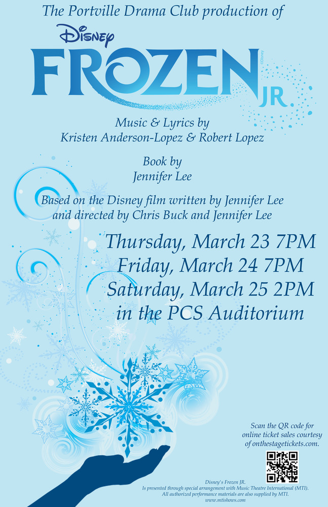 PCS production of Disney's Frozen Jr