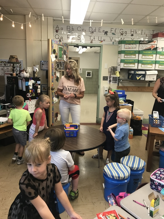 First day in kindergarten- Mrs. Yehl 2018/19