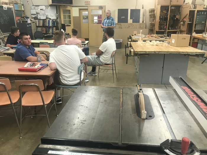 Wood Shop With Mr. Carrier.